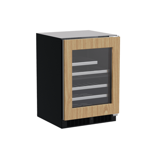Marvel MPBD424IG31A 24-In Professional Built-In Dual Zone Wine And Beverage Center With Door Style - Panel Ready Frame Glass