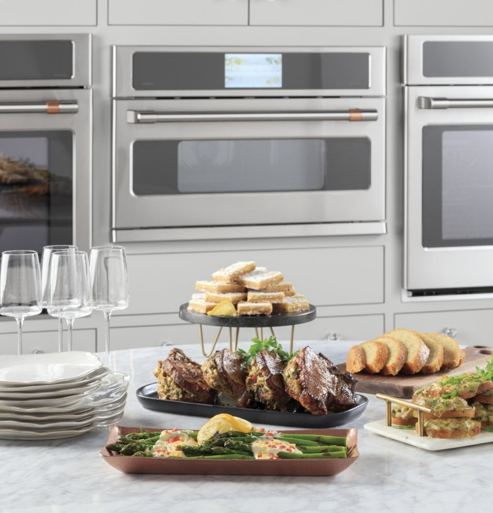 Cafe CSB923P4NW2 Café 30" Smart Five In One Wall Oven With 240V Advantium® Technology