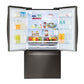 Lg LRFS28XBD 28 Cu.Ft 3 Door French Door, Standard Depth, Ice And Water With Single Ice