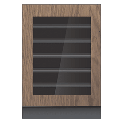 Jennair JUWFL242HX Panel-Ready 24" Built-In Undercounter Wine Cellar - Left Swing