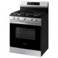 Samsung NX60A6111SS 6.0 Cu. Ft. Smart Freestanding Gas Range With Integrated Griddle In Stainless Steel