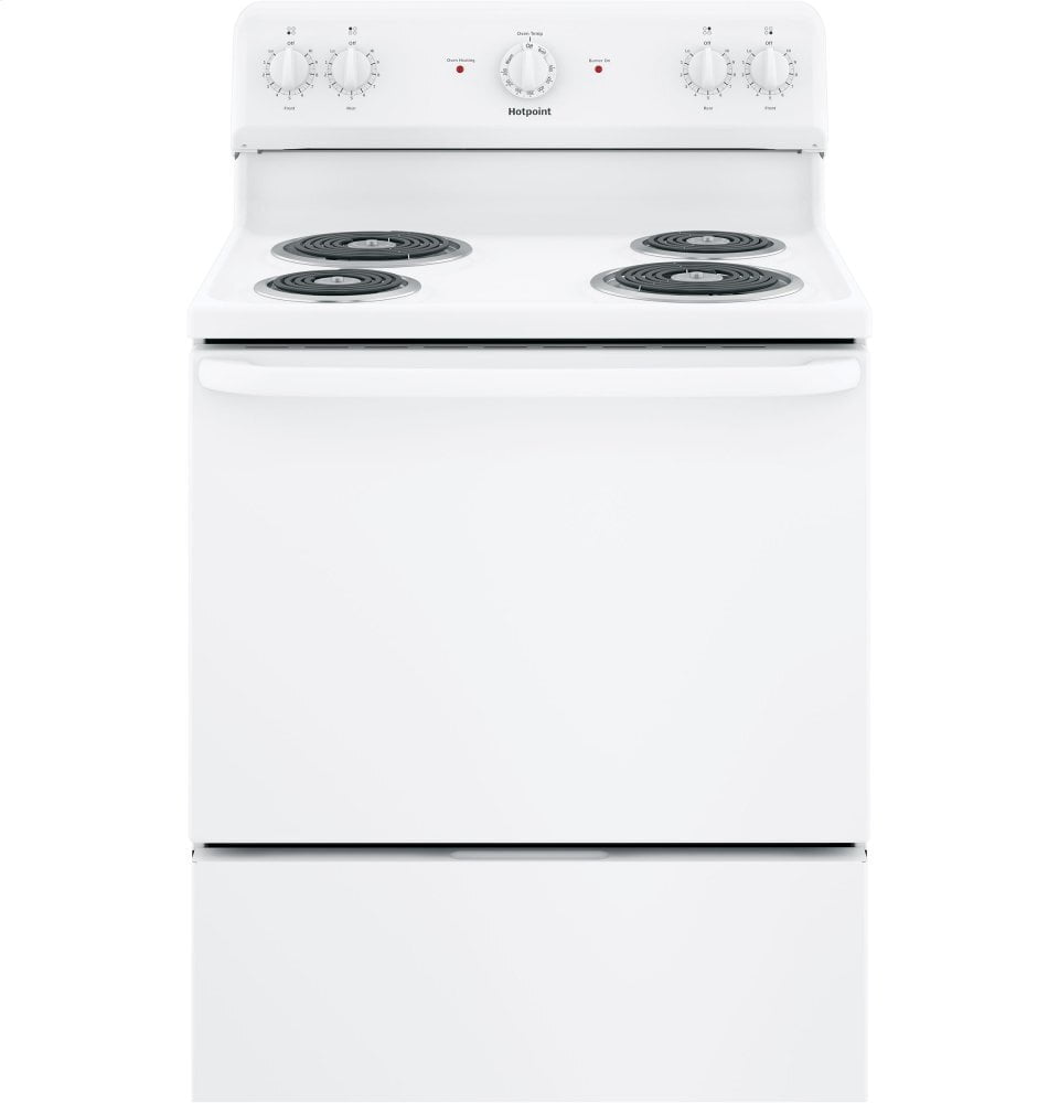 Hotpoint RBS160DMWW Hotpoint® 30" Free-Standing Electric Range