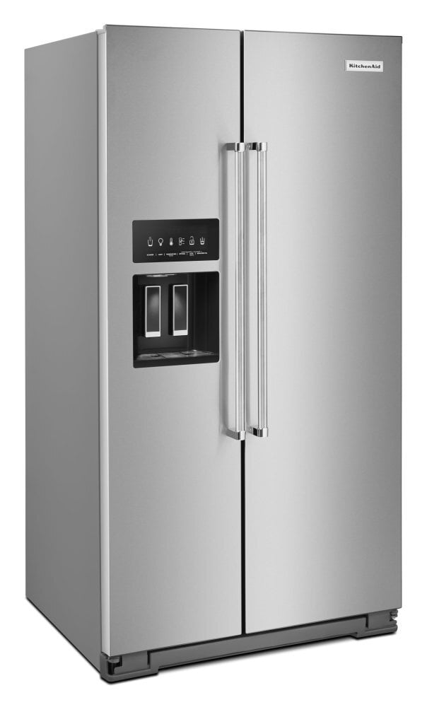 Kitchenaid KRSF705HPS 24.8 Cu Ft. Side-By-Side Refrigerator With Exterior Ice And Water And Printshield&#8482; Finish - Stainless Steel With Printshield&#8482; Finish