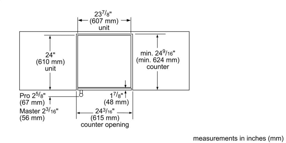 Thermador T24UR920RS 24-Inch Under-Counter Glass Door Refrigerator