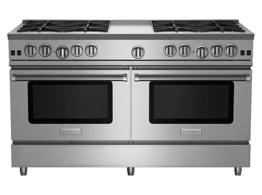 Bluestar RNB608GV2 60" Rnb Series Range With 12" Griddle
