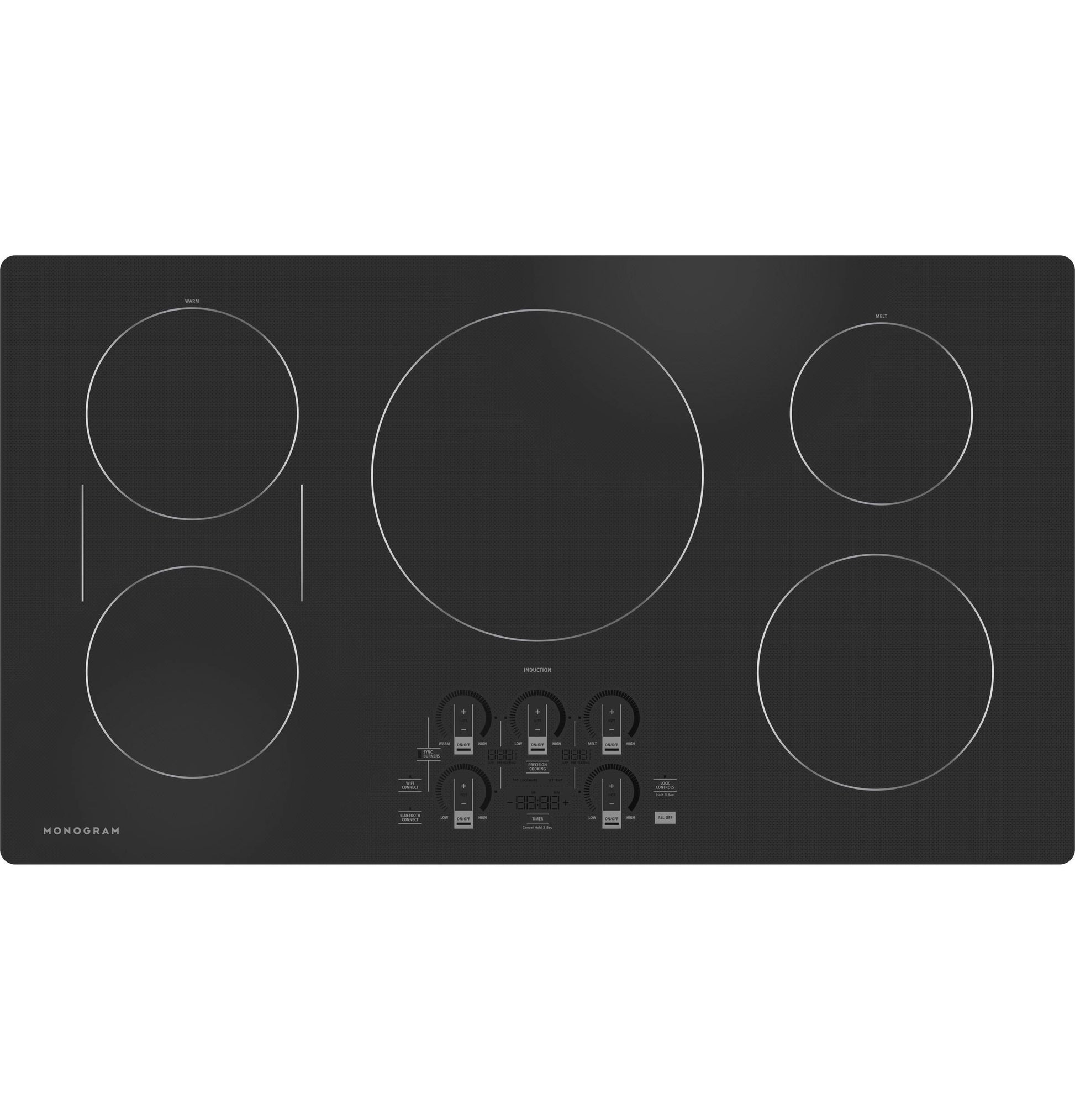 Monogram ZHU36RDTBB Monogram 36" Induction Cooktop