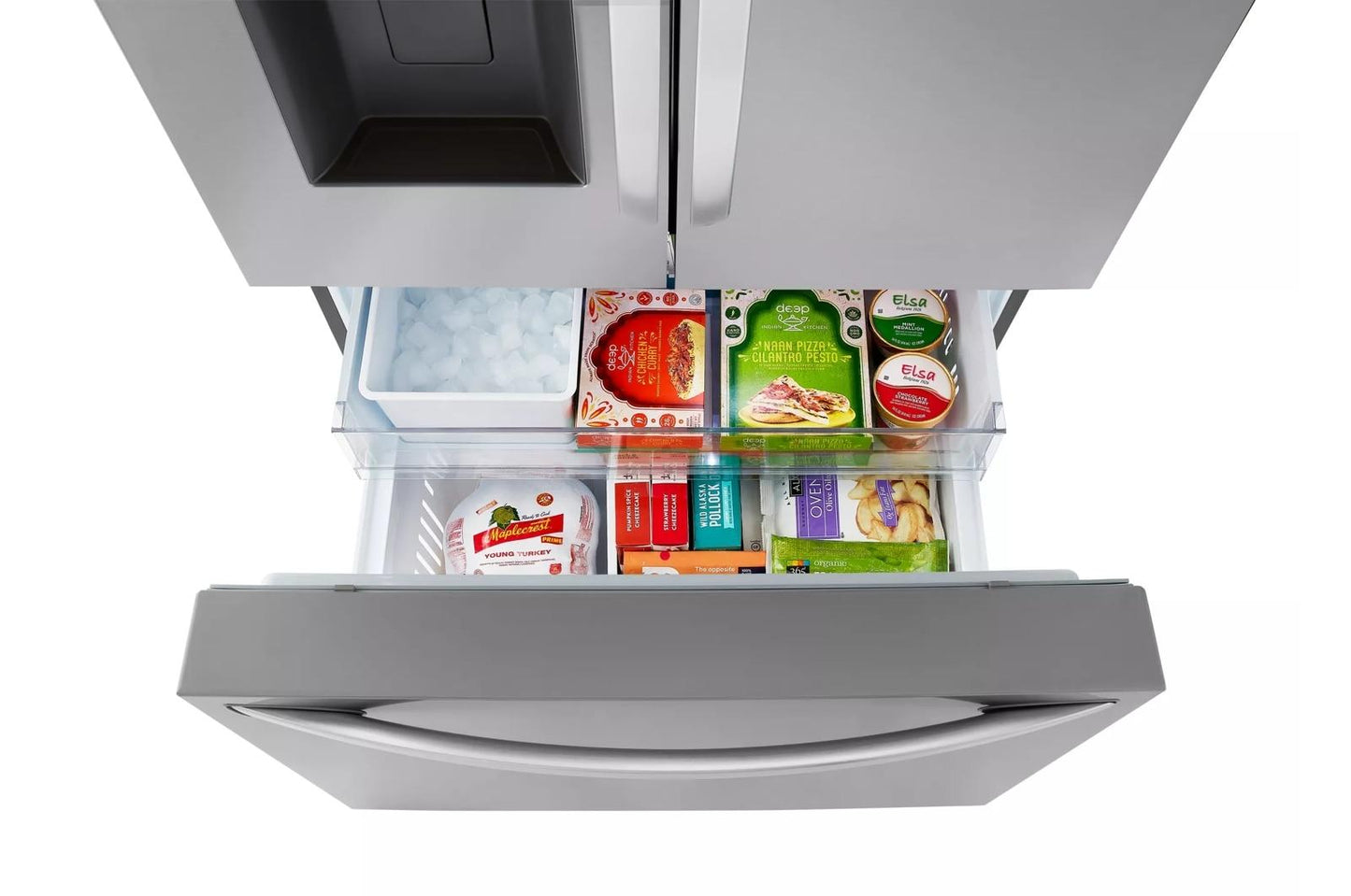 Lg LRFXS3106S 31 Cu. Ft. Smart Standard-Depth Max™ French Door Refrigerator With Dual Ice
