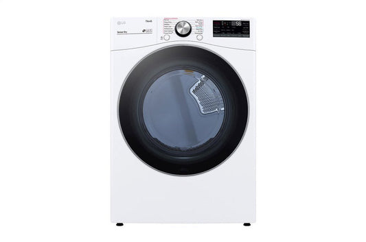 Lg DLGX4201W 7.4 Cu. Ft. Ultra Large Capacity Smart Wi-Fi Enabled Front Load Gas Dryer With Turbosteam™ And Built-In Intelligence