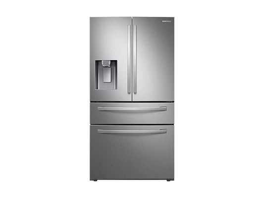 Samsung RF22R7351SR 22 Cu. Ft. Food Showcase Counter Depth 4-Door French Door Refrigerator In Stainless Steel