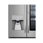 Lg SRFVC2406S Lg Studio 24 Cu. Ft. Smart Wi-Fi Enabled Instaview™ Door-In-Door® Counter-Depth Refrigerator With Craft Ice™ Maker