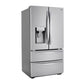 Lg LRMXC2206S 22 Cu Ft. Smart Counter Depth Double Freezer Refrigerator With Craft Ice™