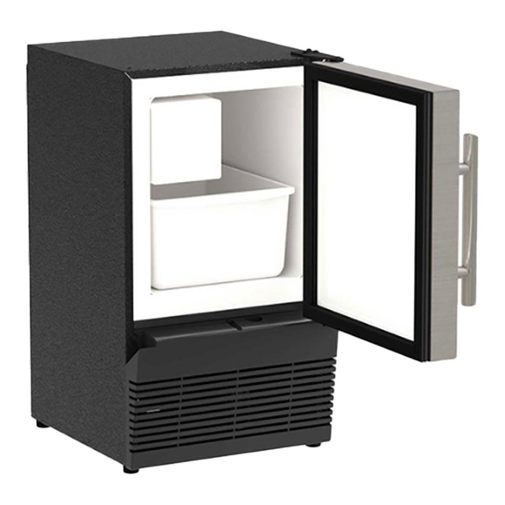 Marvel MACR214SS01B 14-In Low Profile Compact Crescent Ice Machine With Door Style - Stainless Steel