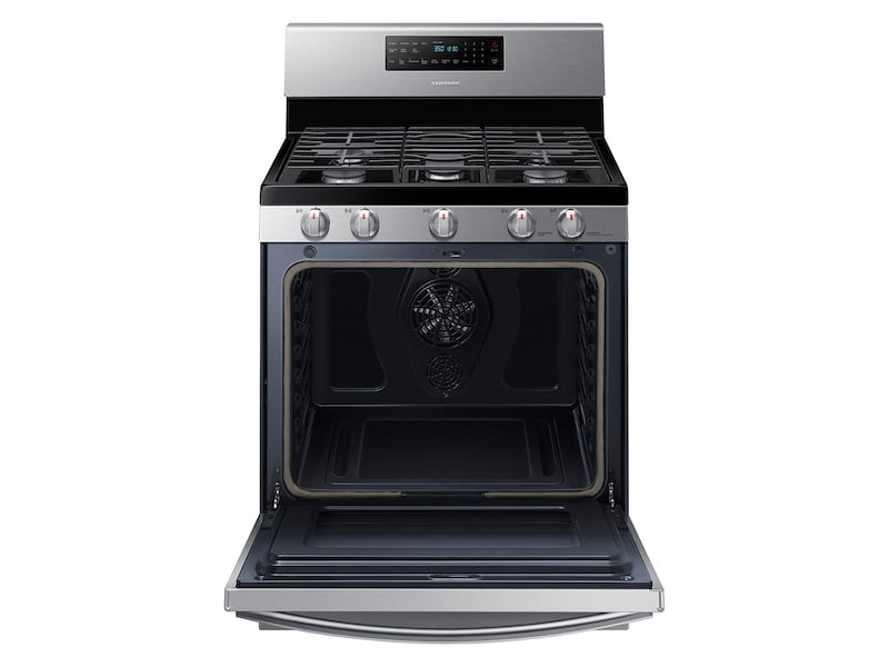 Samsung NX58T7511SS 5.8 Cu. Ft. Freestanding Gas Range With Air Fry And Convection In Stainless Steel