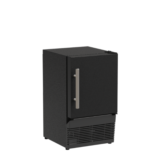 Marvel MACR214BS01B 14-In Low Profile Compact Crescent Ice Machine With Door Style - Black Solid