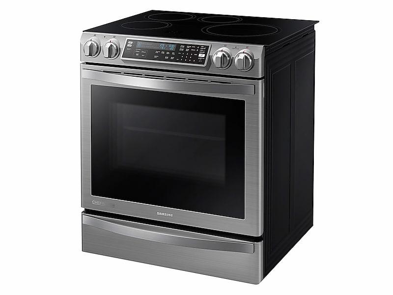 Samsung NE58H9970WS 5.8 Cu. Ft. Slide-In Induction Chef Collection Range With Flex Duo&#8482; Oven