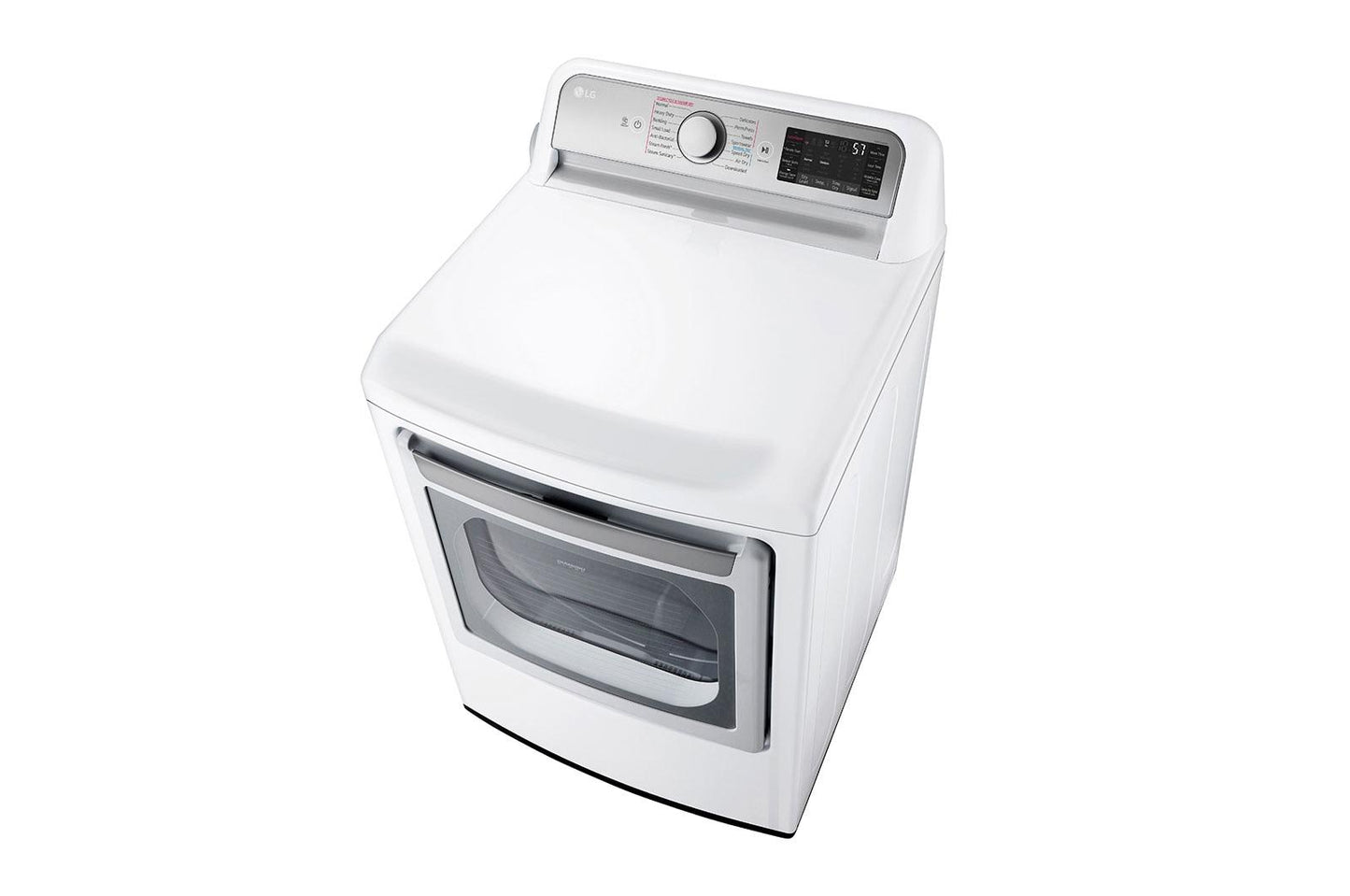Lg DLEX7900WE 7.3 Cu. Ft. Ultra Large Capacity Smart Wi-Fi Enabled Rear Control Electric Dryer With Turbosteam™