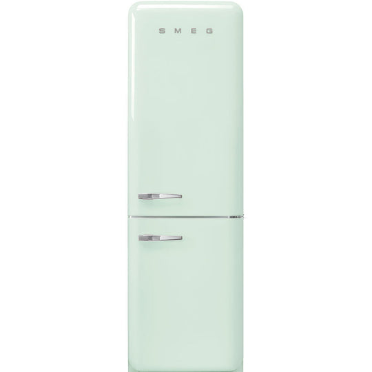 Smeg FAB32URPG3 '50S Style No Frost' Fridge-Freezer, Pastel Green, Right Hand Hinge, 60 Cm (Approx 24")