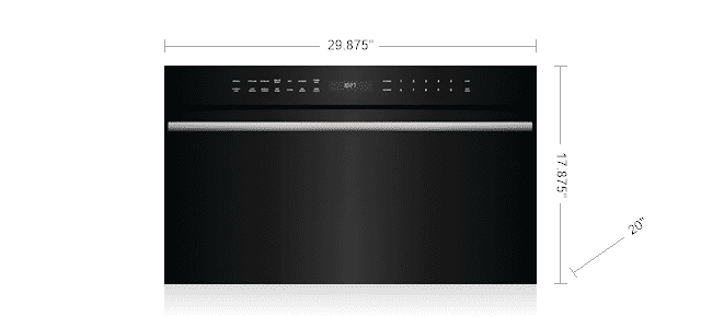 Wolf MDD30CMBTH 30" M Series Contemporary Drop-Down Door Microwave Oven