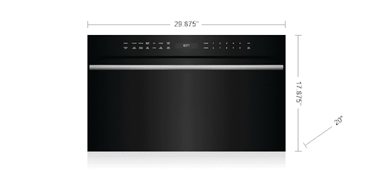 Wolf MDD30CMBTH 30" M Series Contemporary Drop-Down Door Microwave Oven