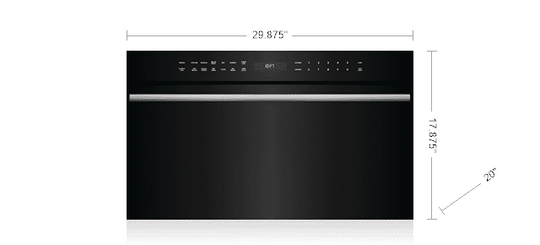 Wolf MDD30CMBTH 30" M Series Contemporary Drop-Down Door Microwave Oven