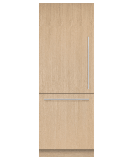 Fisher & Paykel RS3084WLU1 Integrated Refrigerator Freezer, 30", Ice & Water