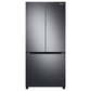 Samsung RF18A5101SG 18 Cu. Ft. Smart Counter Depth 3-Door French Door Refrigerator In Black Stainless Steel