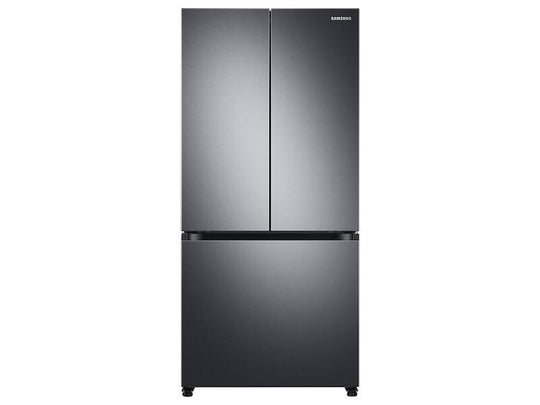 Samsung RF18A5101SG 18 Cu. Ft. Smart Counter Depth 3-Door French Door Refrigerator In Black Stainless Steel