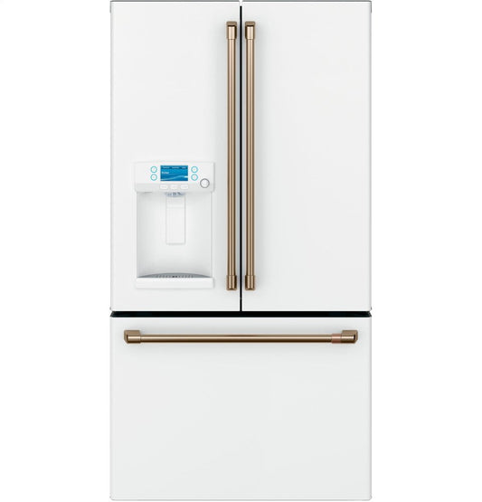 Cafe CYE22TP4MW2 Café Energy Star® 22.1 Cu. Ft. Smart Counter-Depth French-Door Refrigerator With Hot Water Dispenser