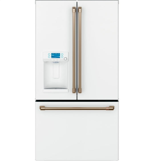 Cafe CYE22TP4MW2 Café Energy Star® 22.1 Cu. Ft. Smart Counter-Depth French-Door Refrigerator With Hot Water Dispenser