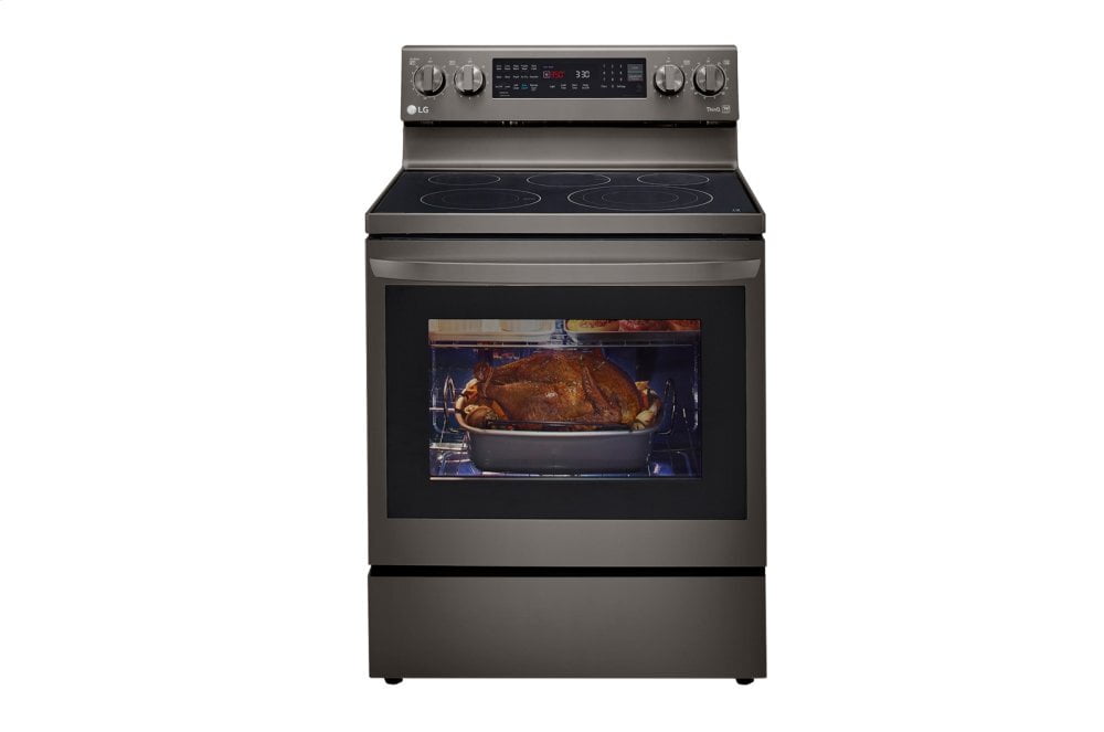 Lg LREL6325D 6.3 Cu Ft. Smart Wi-Fi Enabled True Convection Instaview® Electric Range With Air Fry