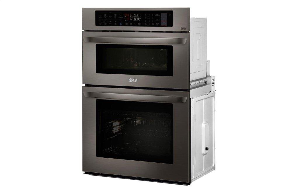 Lg LWC3063BD 1.7/4.7 Cu. Ft. Smart Wi-Fi Enabled Combination Double Wall Oven