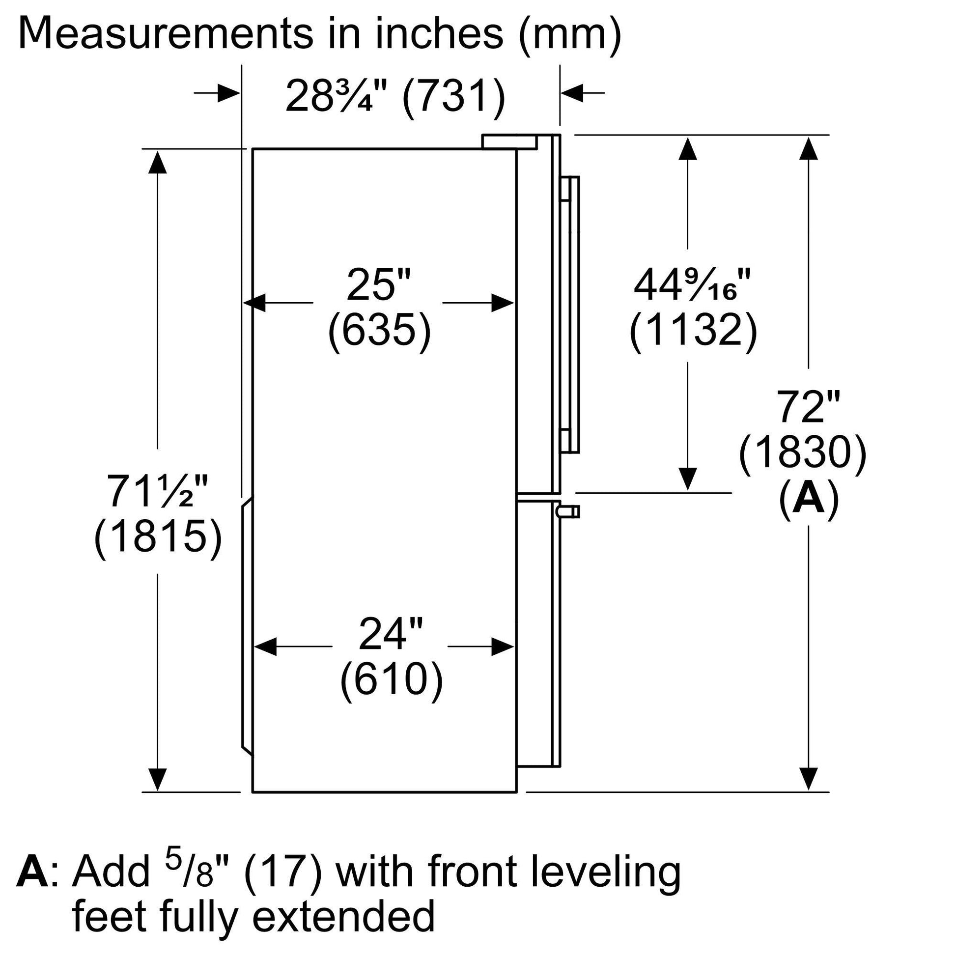 Thermador T36FT820NS Freedom® French Door Bottom Mount Refrigerator 36'' Professional Stainless Steel T36Ft820Ns