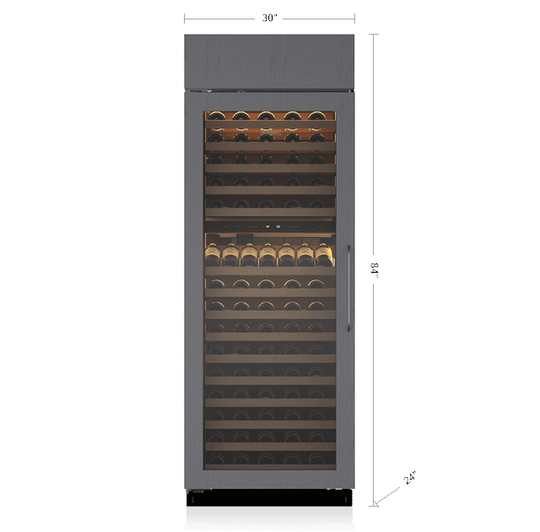 Sub-Zero BW30OLH 30" Classic Wine Storage - Panel Ready