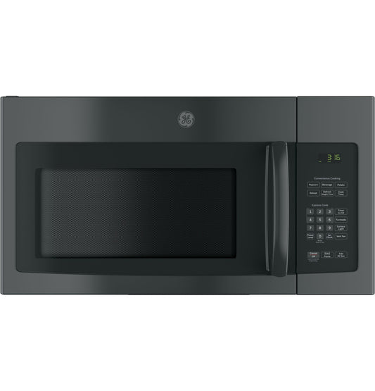 Ge Appliances JNM3163DJBB Ge® 1.6 Cu. Ft. Over-The-Range Microwave Oven With Recirculating Venting