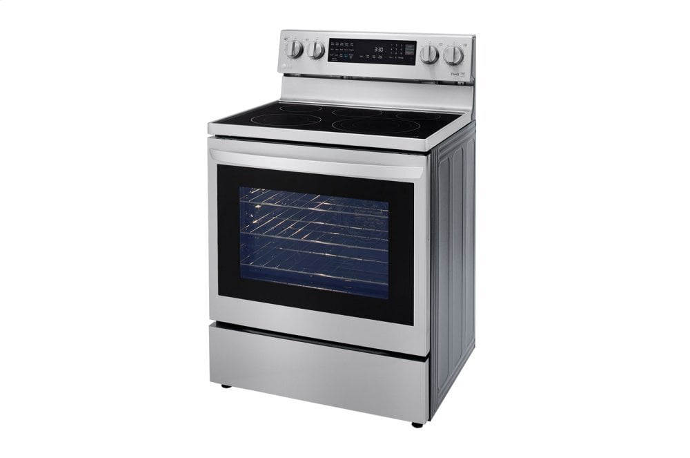Lg LREL6325F 6.3 Cu Ft. Smart Wi-Fi Enabled True Convection Instaview® Electric Range With Air Fry