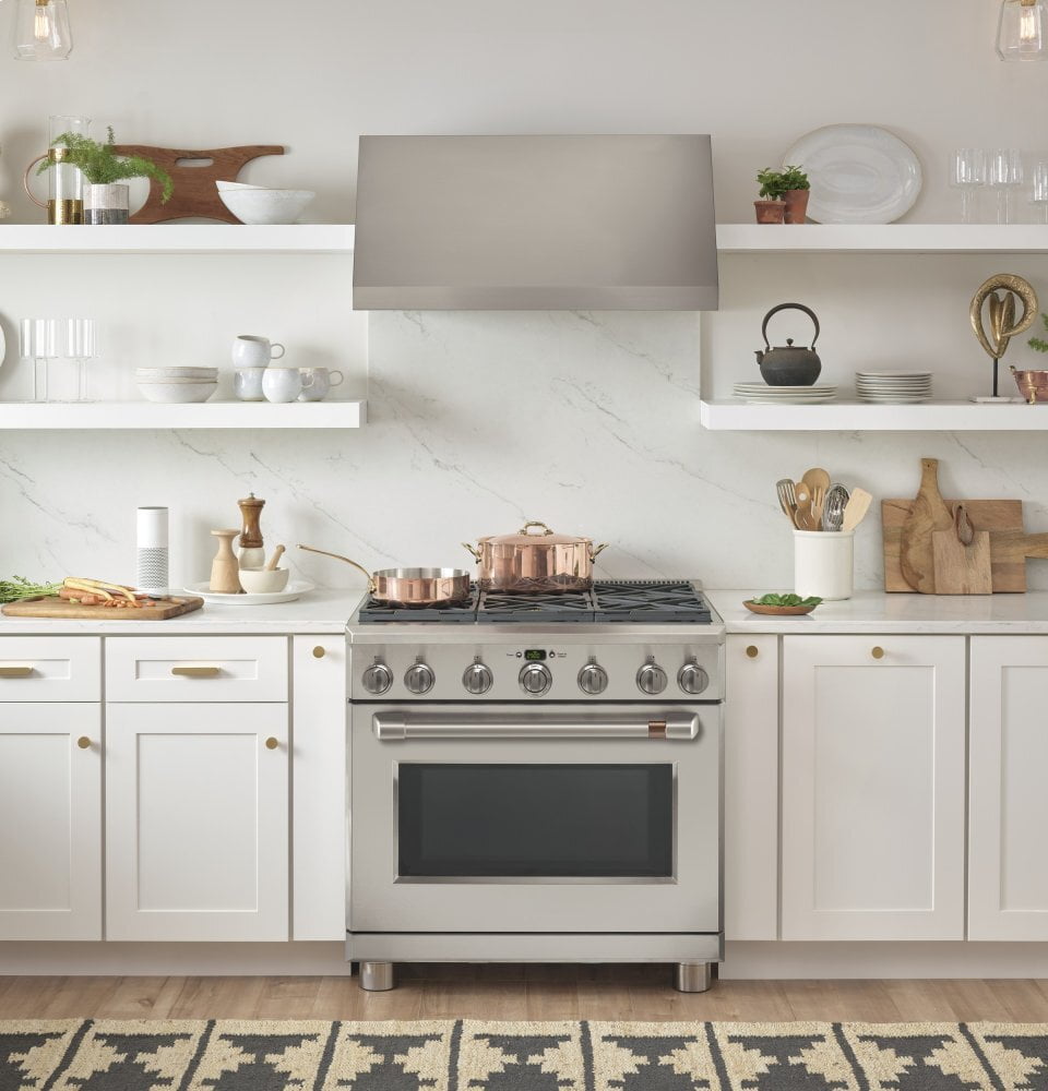 Cafe CGY366P2MS1 Café 36" All-Gas Professional Range With 6 Burners (Natural Gas)