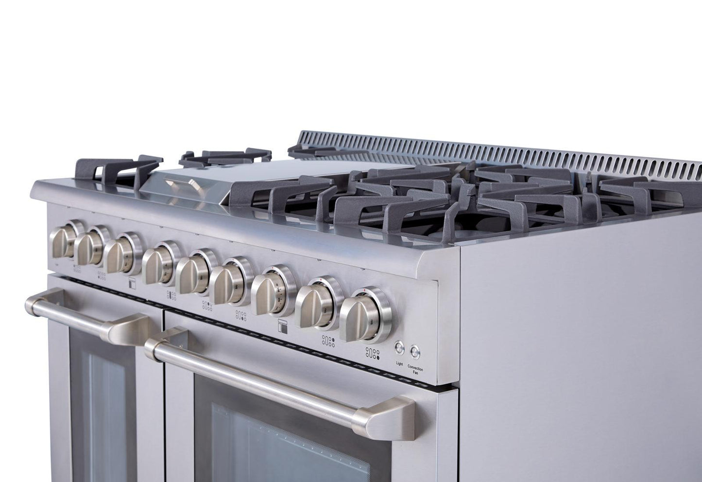 Thor Kitchen HRD4803ULP 48 Inch Professional Dual Fuel Lp Gas Range In Stainless Steel