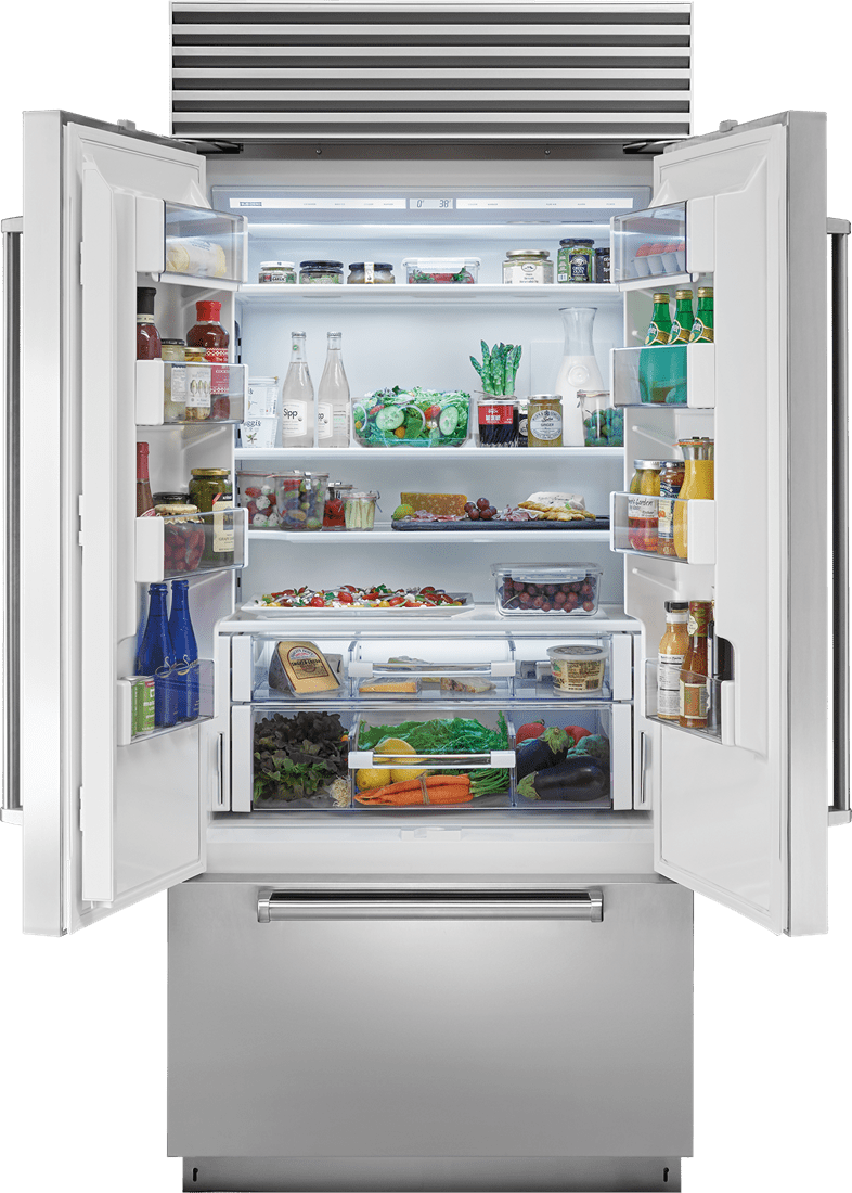 Sub-Zero BI36UFDIDSPH 36" Classic French Door Refrigerator/Freezer With Internal Dispenser