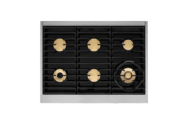 Dacor DTT36M876AS 36" Rangetop, Stainless Steel, Liquid Propane/High Altitude