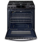 Samsung NX60T8111SG 6.0 Cu. Ft. Front Control Slide-In Gas Range With Wi-Fi In Black Stainless Steel