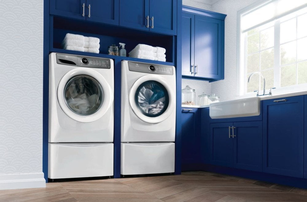 Electrolux EFME427UIW Front Load Perfect Steam&#8482; Electric Dryer With 7 Cycles - 8.0 Cu. Ft.
