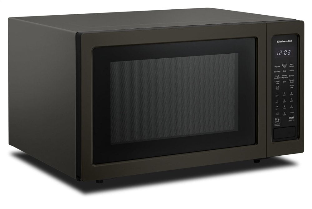 Kitchenaid KMCC5015GBS 21 3/4" Countertop Convection Microwave Oven With Printshield&#8482; Finish - 1000 Watt - Black Stainless Steel With Printshield&#8482; Finish