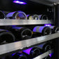 Xo Appliance XOU24WDZGSR 24In Wine Cellar 2 Zone Ss Glass Rh
