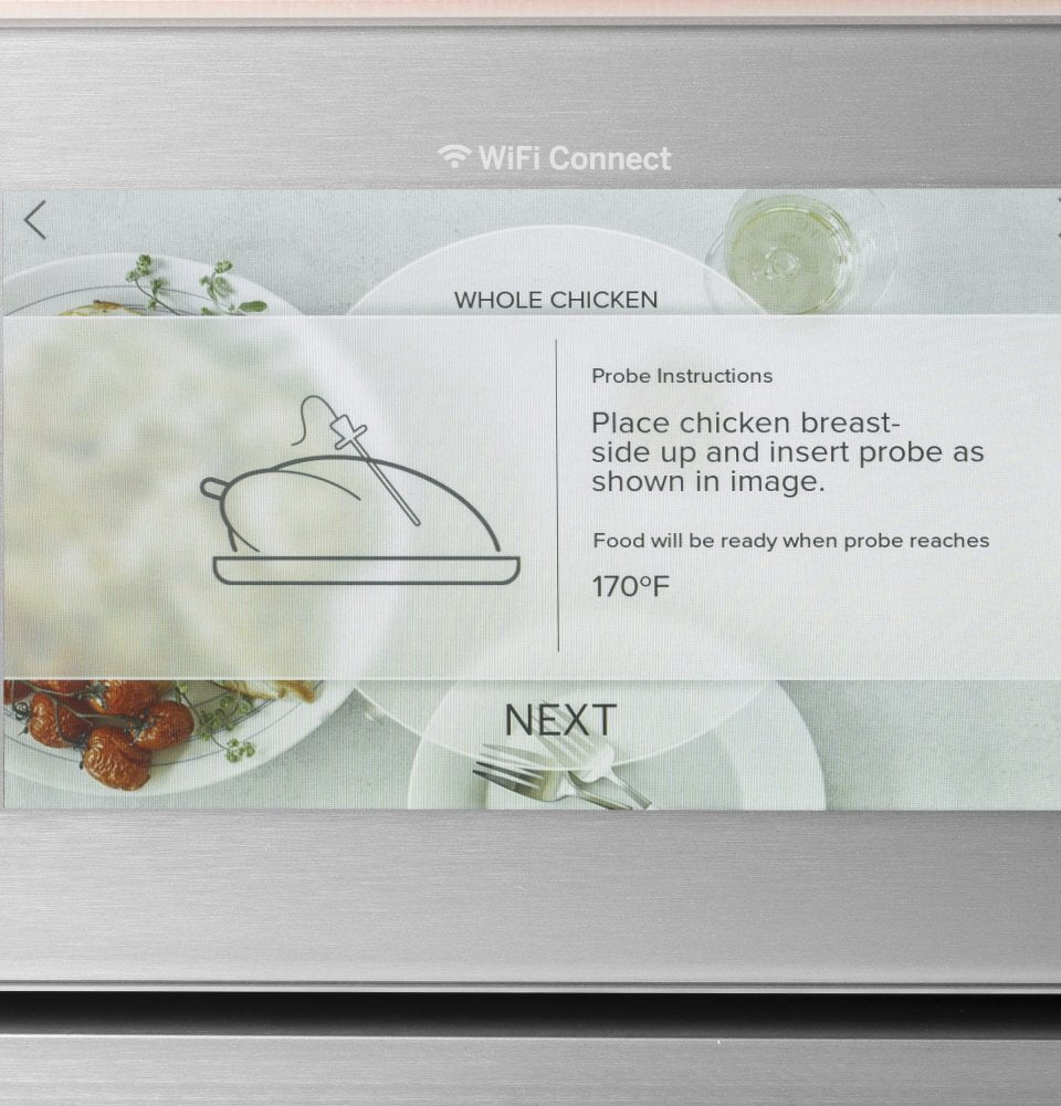 Cafe CTD70DM2NS5 Café 30" Smart Double Wall Oven With Convection In Platinum Glass