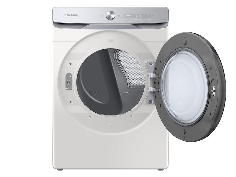 Samsung DVE50A8600E 7.5 Cu. Ft. Smart Dial Electric Dryer With Super Speed Dry In Ivory
