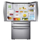 Samsung RF30KMEDBSR 30 Cu. Ft. 4-Door French Door Refrigerator In Stainless Steel