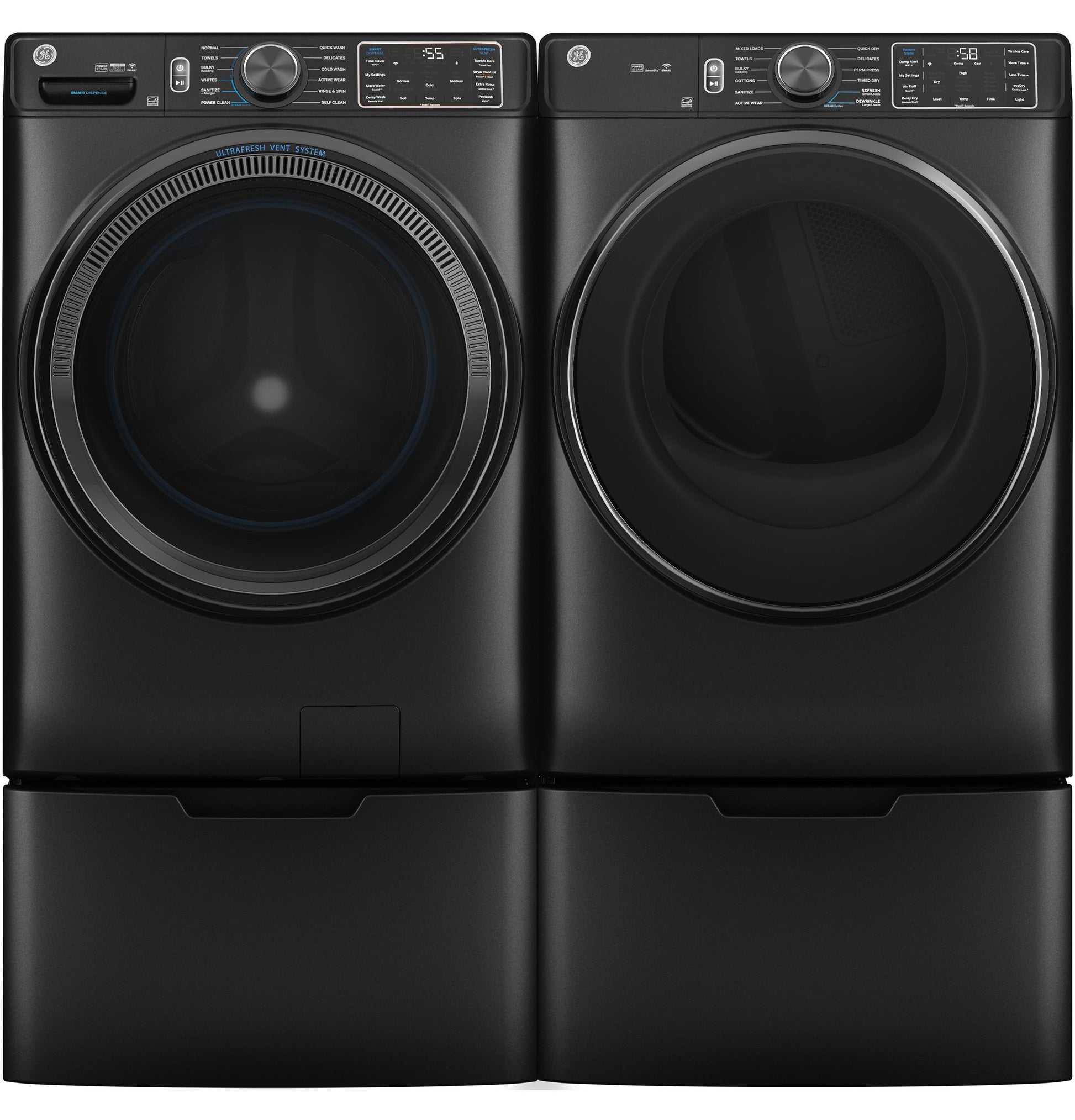 Ge Appliances GFD65GSPVDS Ge® 7.8 Cu. Ft. Capacity Smart Front Load Gas Dryer With Steam And Sanitize Cycle