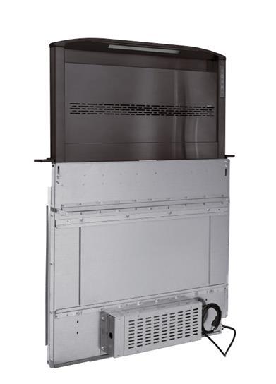 Best Range Hoods D49M30BLS Cattura Downdraft Ventilator - 30" Black Stainless Steel 650 Max Cfm To 1650 Max Cfm