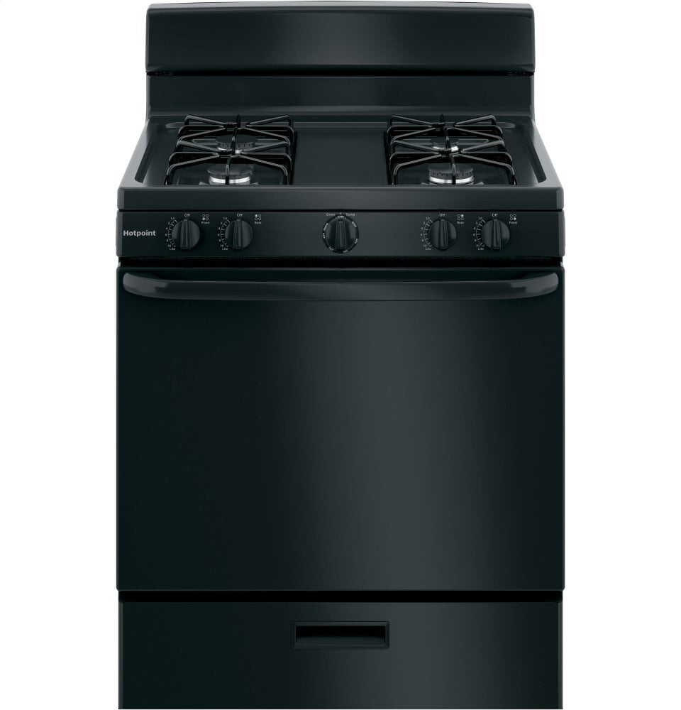 Hotpoint RGBS300DMBB Hotpoint® 30" Free-Standing Gas Range