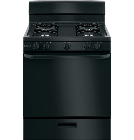 Hotpoint RGBS300DMBB Hotpoint® 30" Free-Standing Gas Range